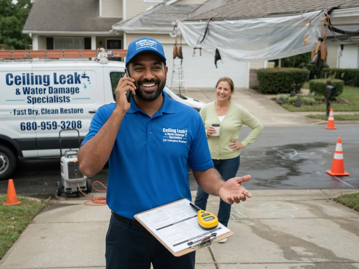 Ceiling Leak Cleanup Allendale, IL FAQs